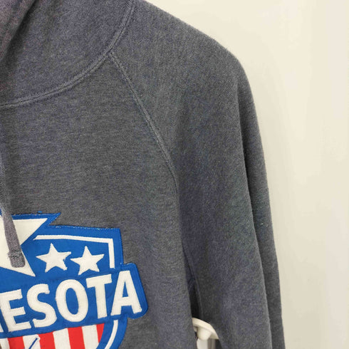 MINESOTA フロントパッチデザイン スウェット プルオーバーパーカー メンズ  S